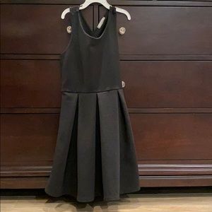 Girl Soprano Black Criss Cross Dress. Size 10/12.